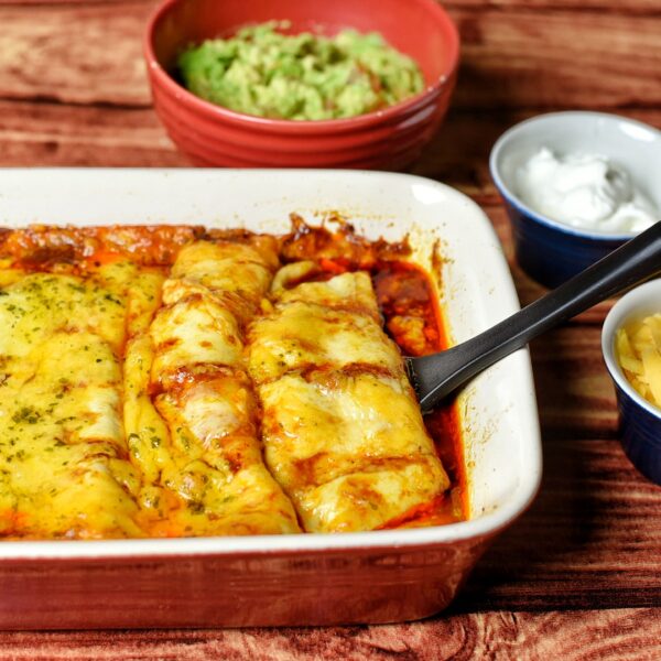 Nothing But Cheese Enchiladas | Dude That Cookz