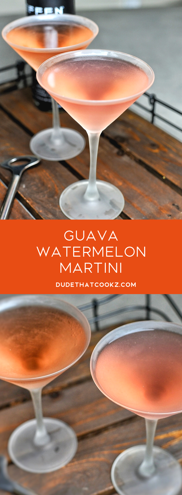Guava Watermelon Martini