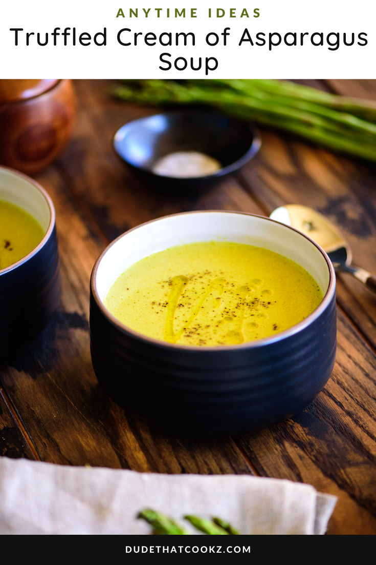 Truffled Cream of Asparagus Soup