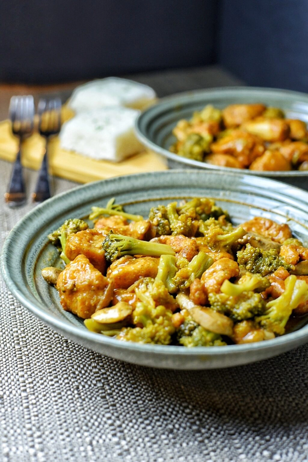 General Tso's Chicken & Broccoli