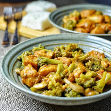 General Tso's Chicken & Broccoli