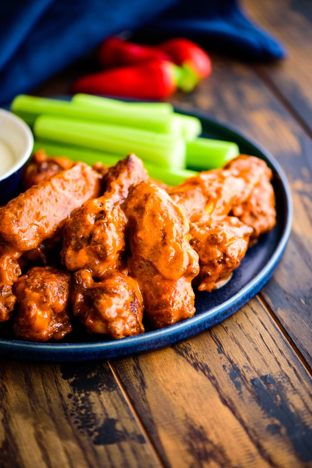 spicy baked buffalo chicken wings