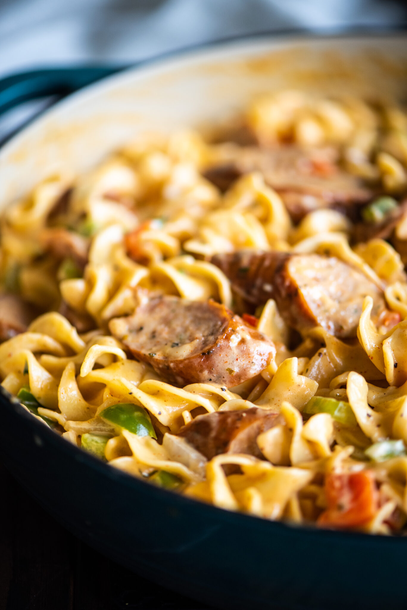 Creamy Cajun Alfredo Pasta with Chicken Sausage Dude That Cookz