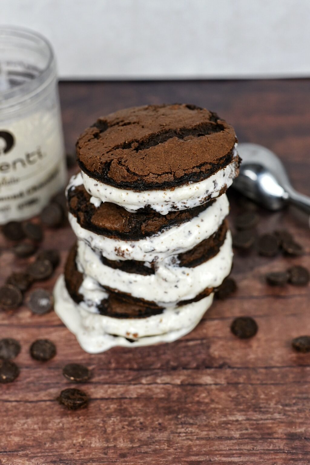 Chocolate Coconut Ice Cream Sandwich Dude That Cookz