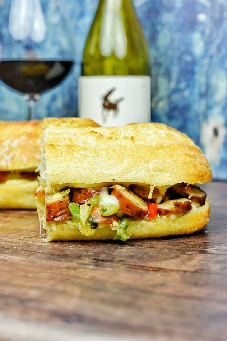 Cajun Chicken Sausage Po Boy