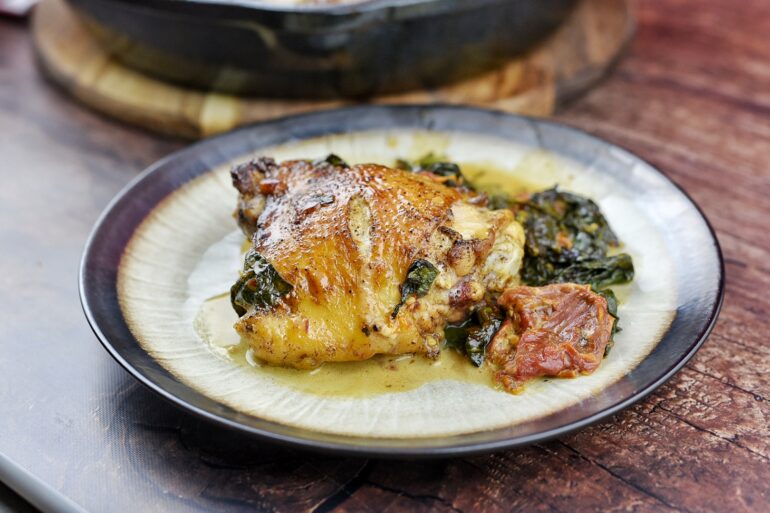 Cast Iron Sicilian Chicken