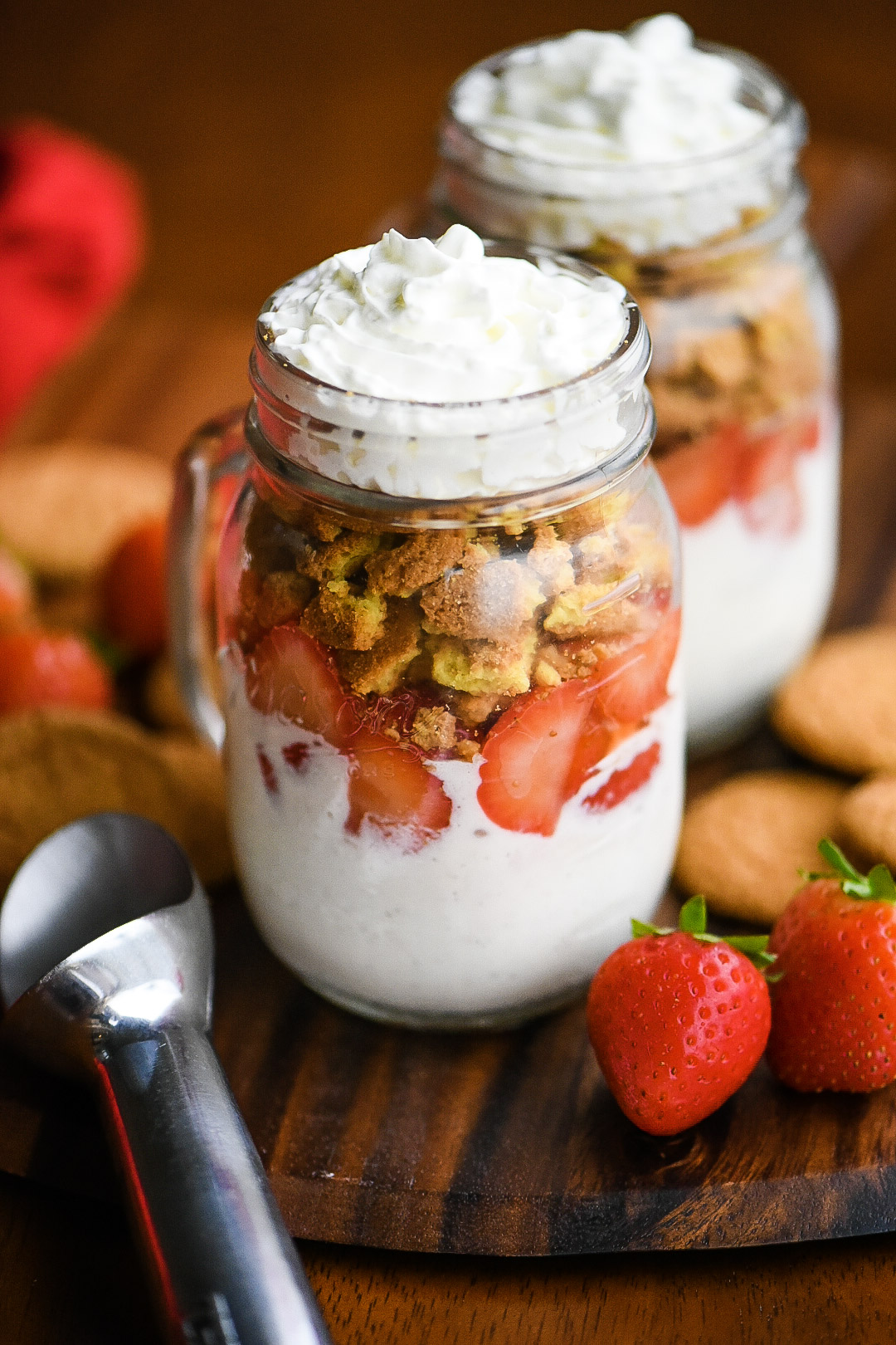 Strawberry & Lemon Cookie Ice Cream Trifle