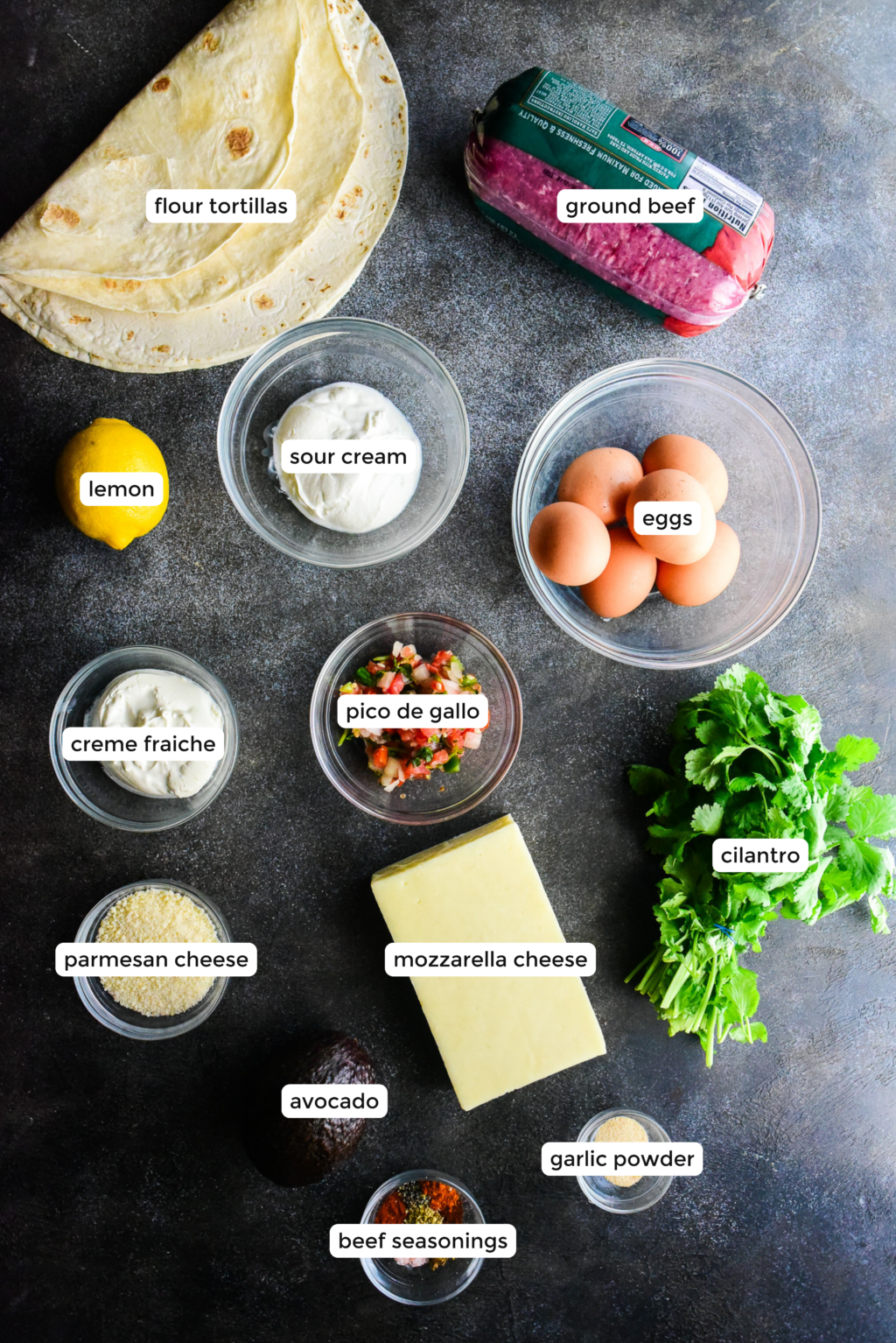 beef breakfast burrito ingredients