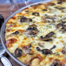 Truffle Mushroom White Pizza-image
