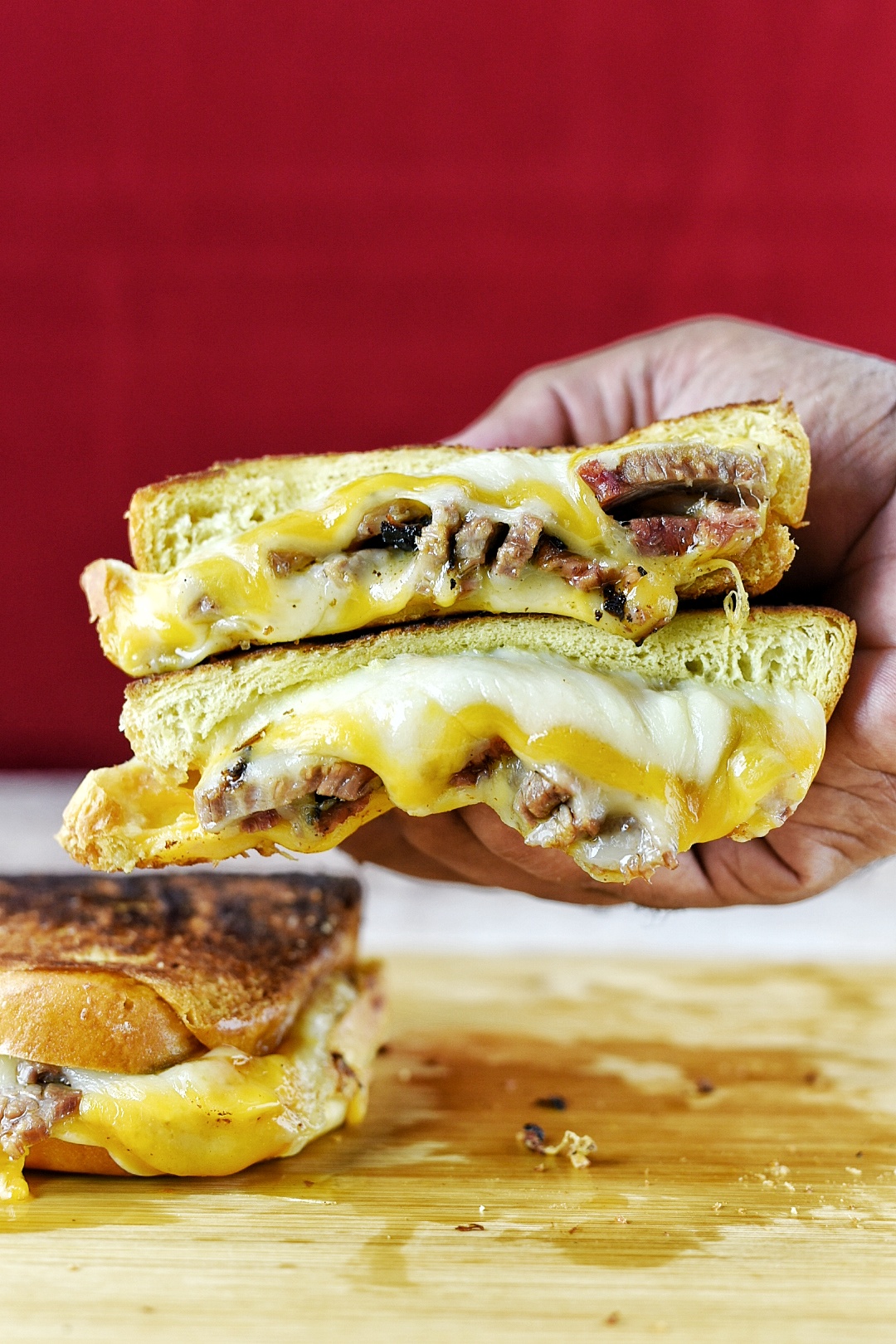 Breakfast Grilled Cheese Sandwich - Dad With A Pan