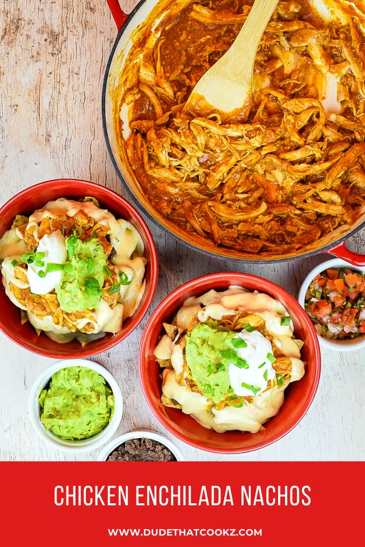 Chicken Enchilada Nachos