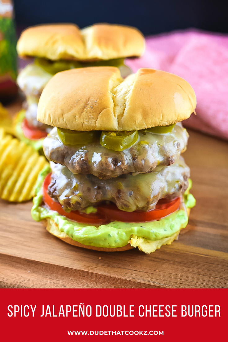 Spicy Jalapeño Double Cheese Burger