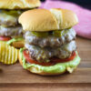 Spicy Jalapeno Double Cheese Burger