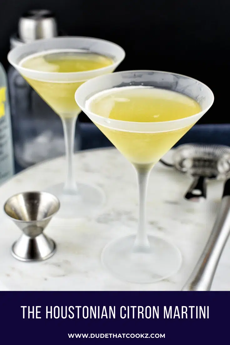 The Houstonian Citron Martini