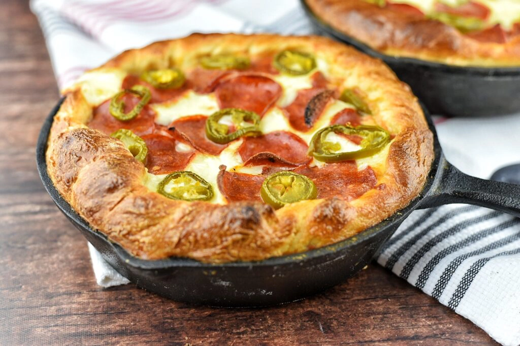 And one One Personal Deep Dish Jalapeño Pepperoni Pizza for me :)