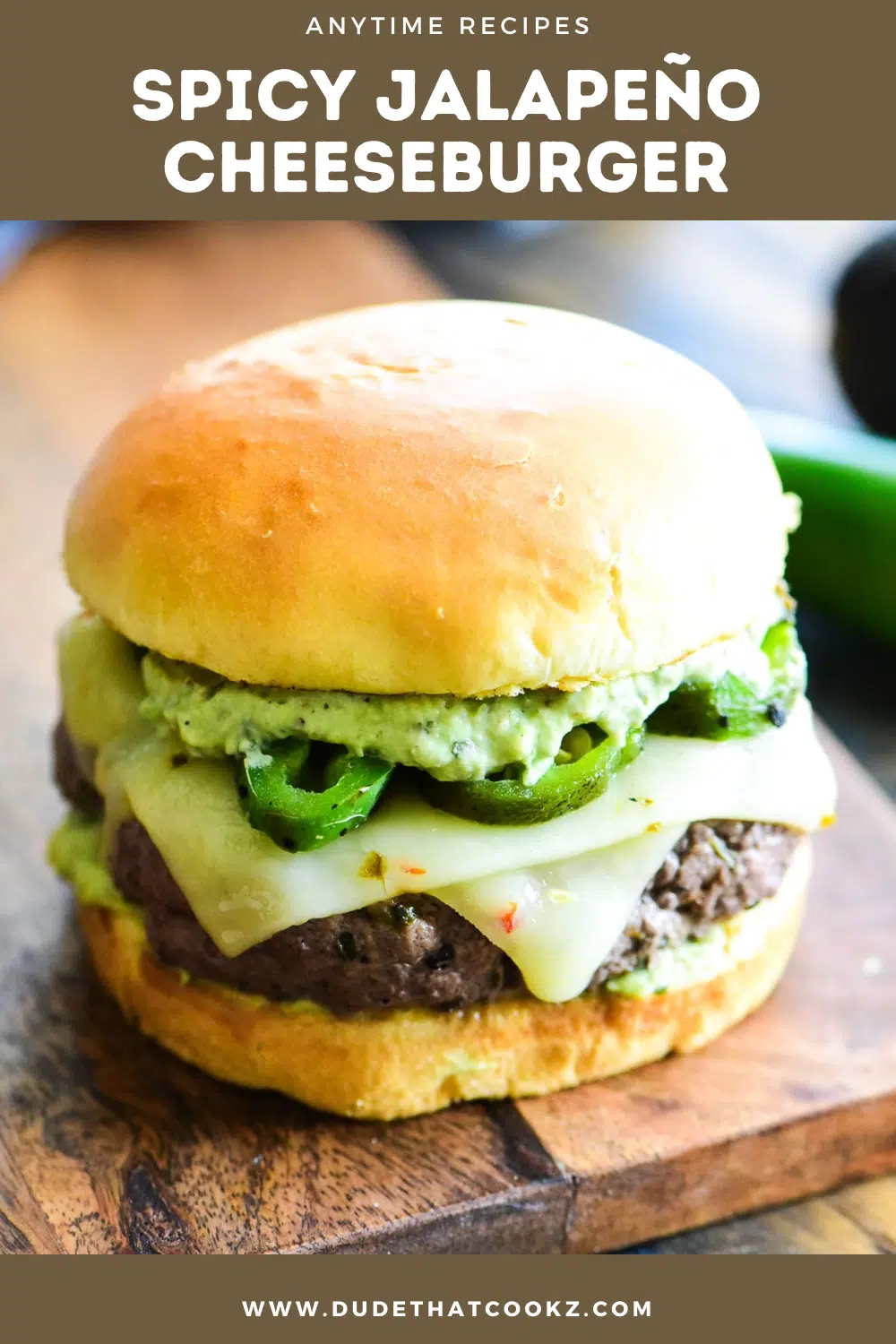 spicy Jalapeño cheeseburger