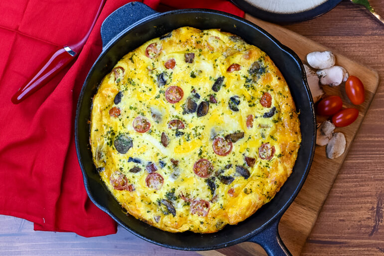 Turkey Sausage & Spinach Frittata