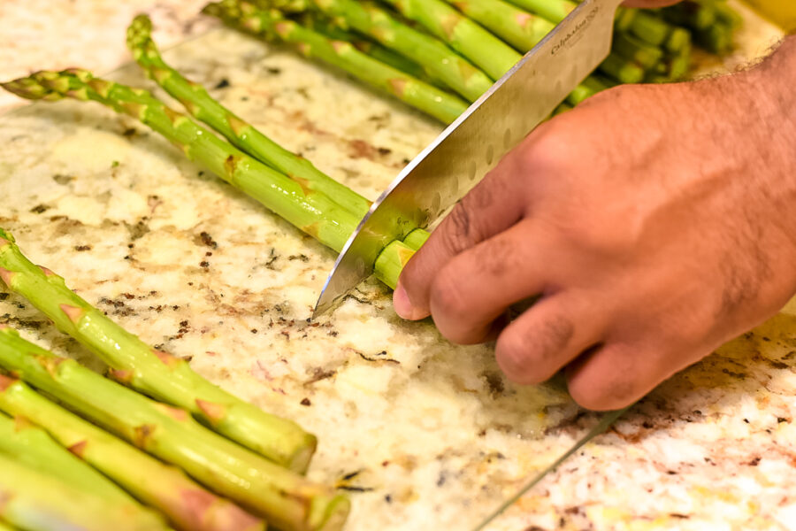Parmesan Crusted Asparagus Spears Dude That Cookz