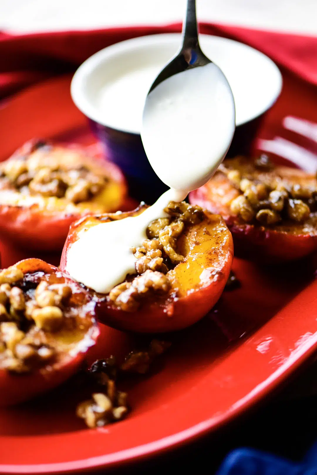 Grilled Peaches and Cream