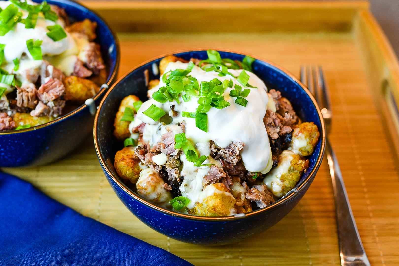 Fully Loaded Brisket Tater Tots