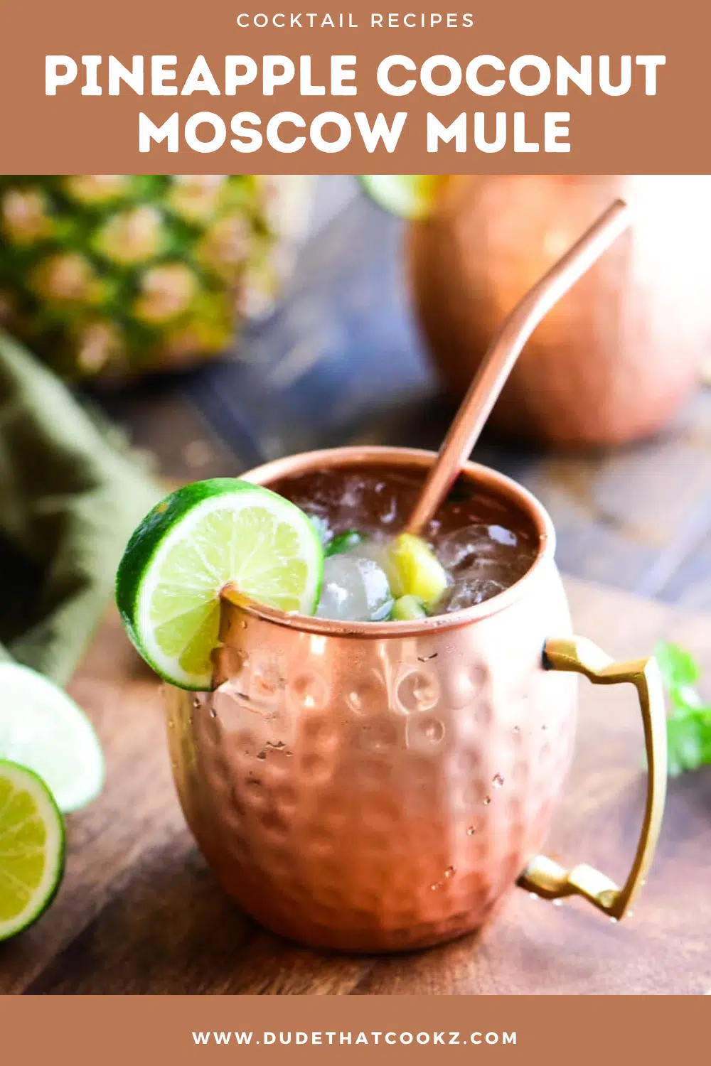 pineapple coconut moscow mule