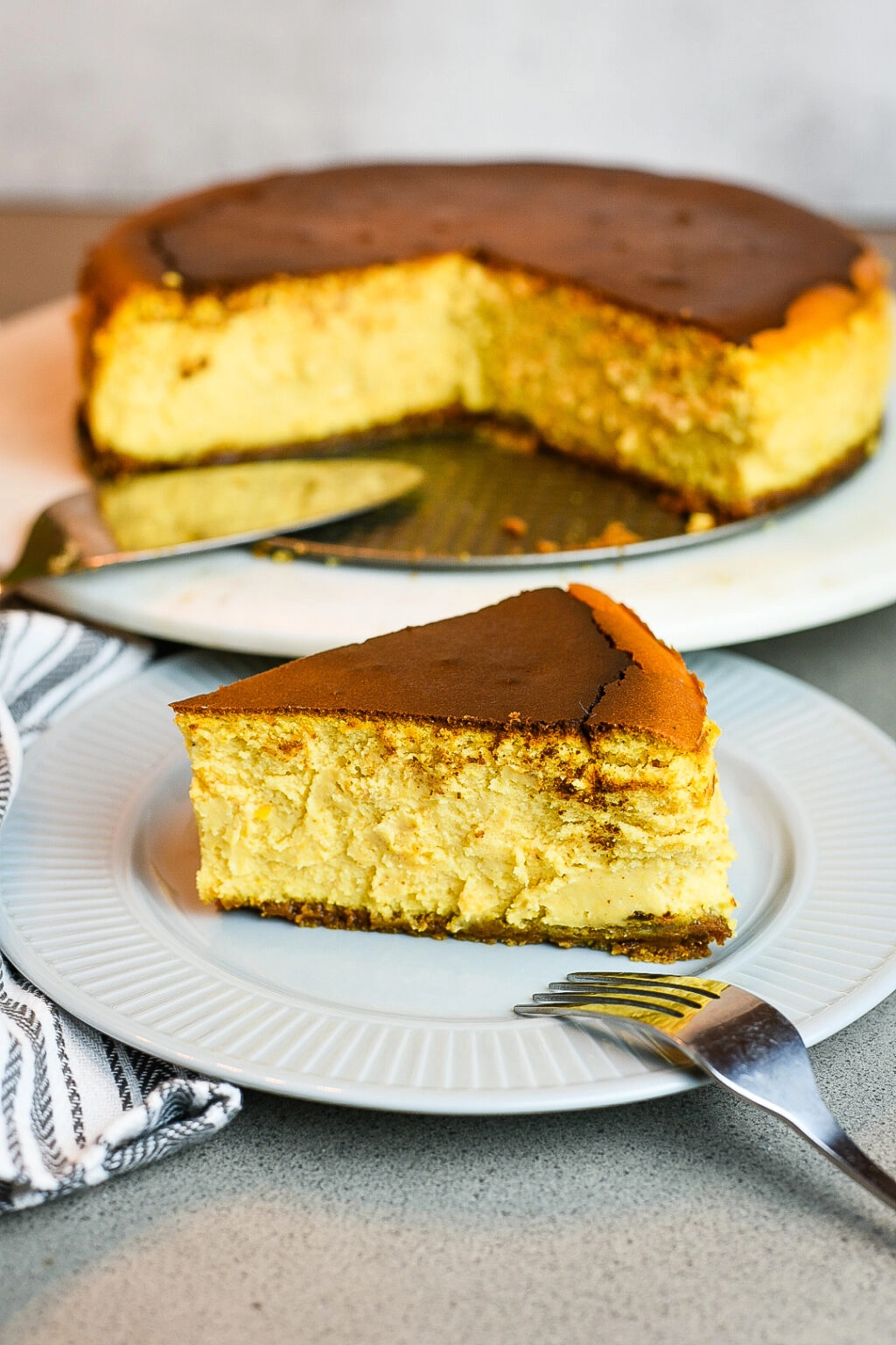 Sweet Potato New York Style Cheesecake