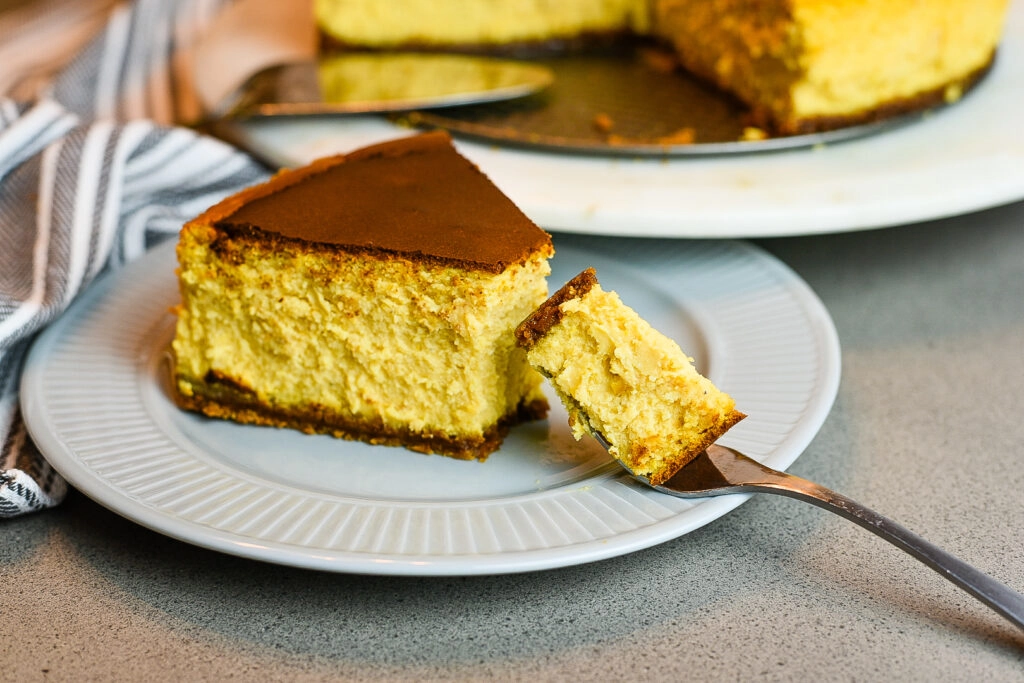 Sweet Potato New York Style Cheesecake