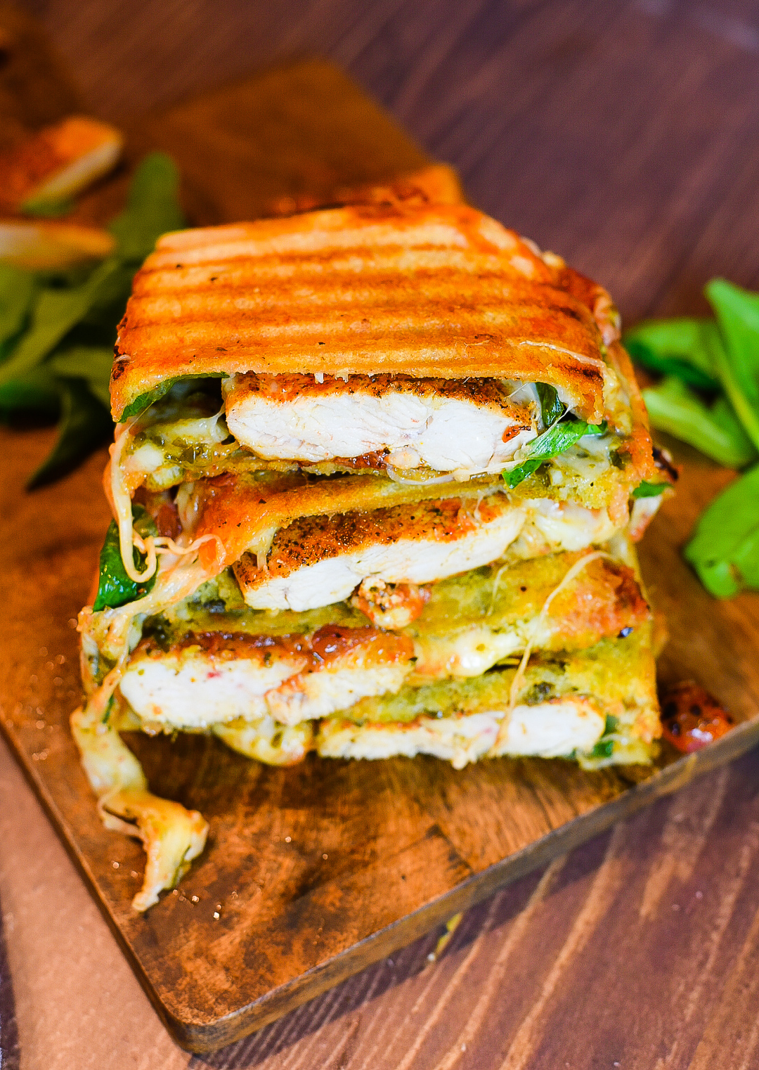 Italian Grilled Chicken Panini Sandwich | Dude That Cookz