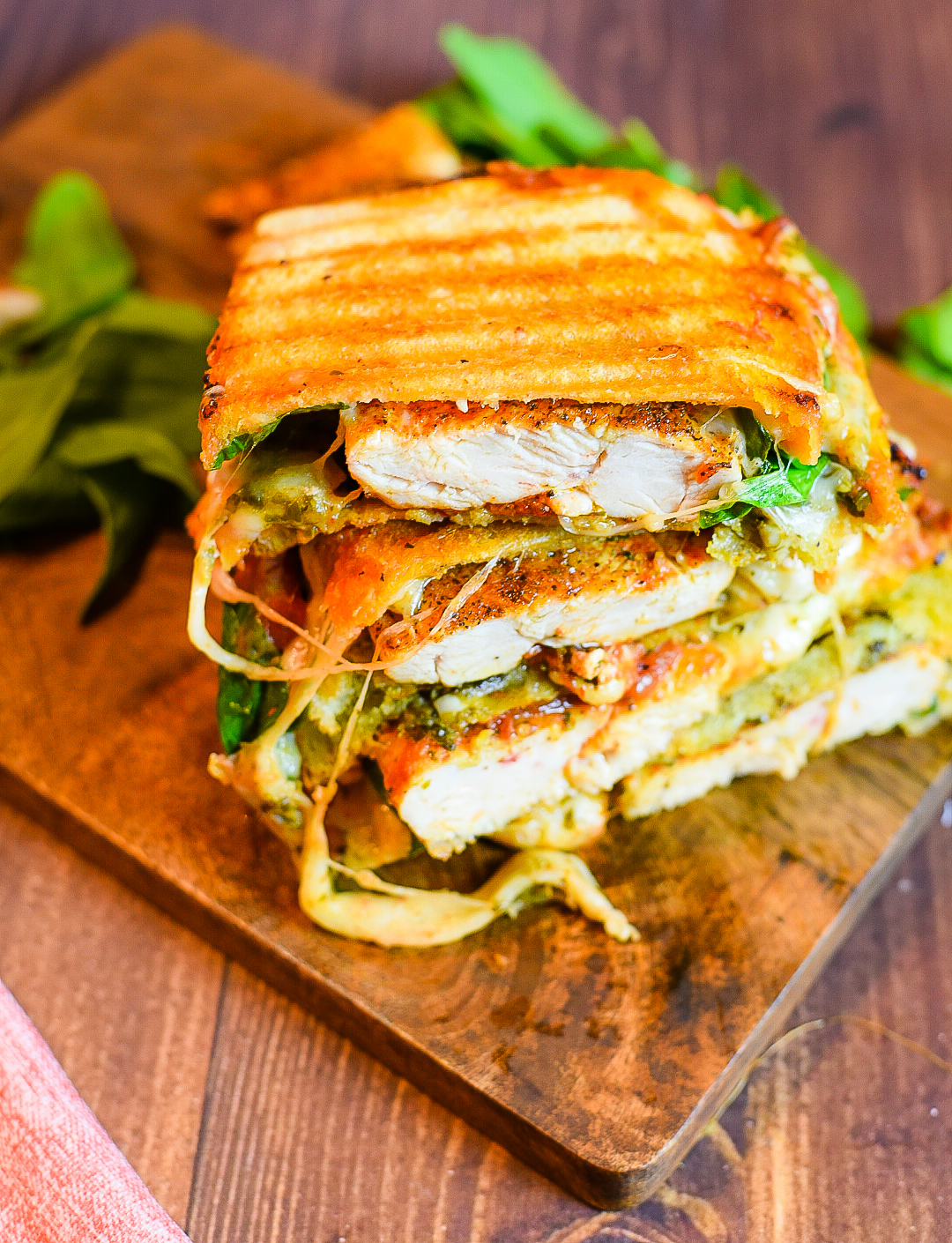 Italian Grilled Chicken Panini Sandwich | Dude That Cookz