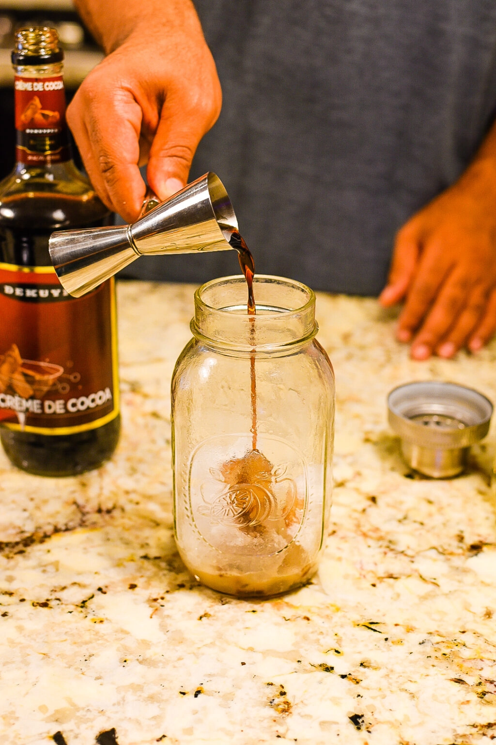 Chocolate Pecan Cream Martini