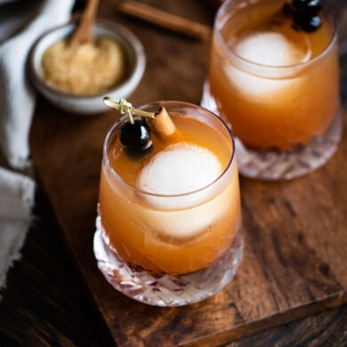 Two Cinnamon Maple Whiskey Sours