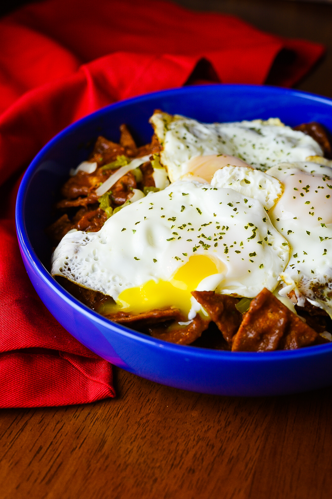 Red Mexican Chilaquiles
