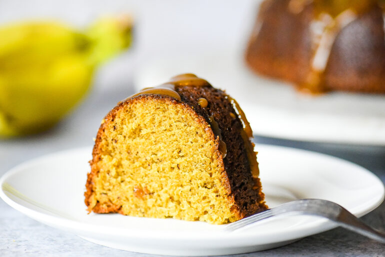 Bananas Foster Bundt Cake