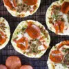 Turkey Pepperoni & Hamburger English Muffin Pizzas