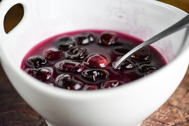 Easy Dark Cherry Sauce