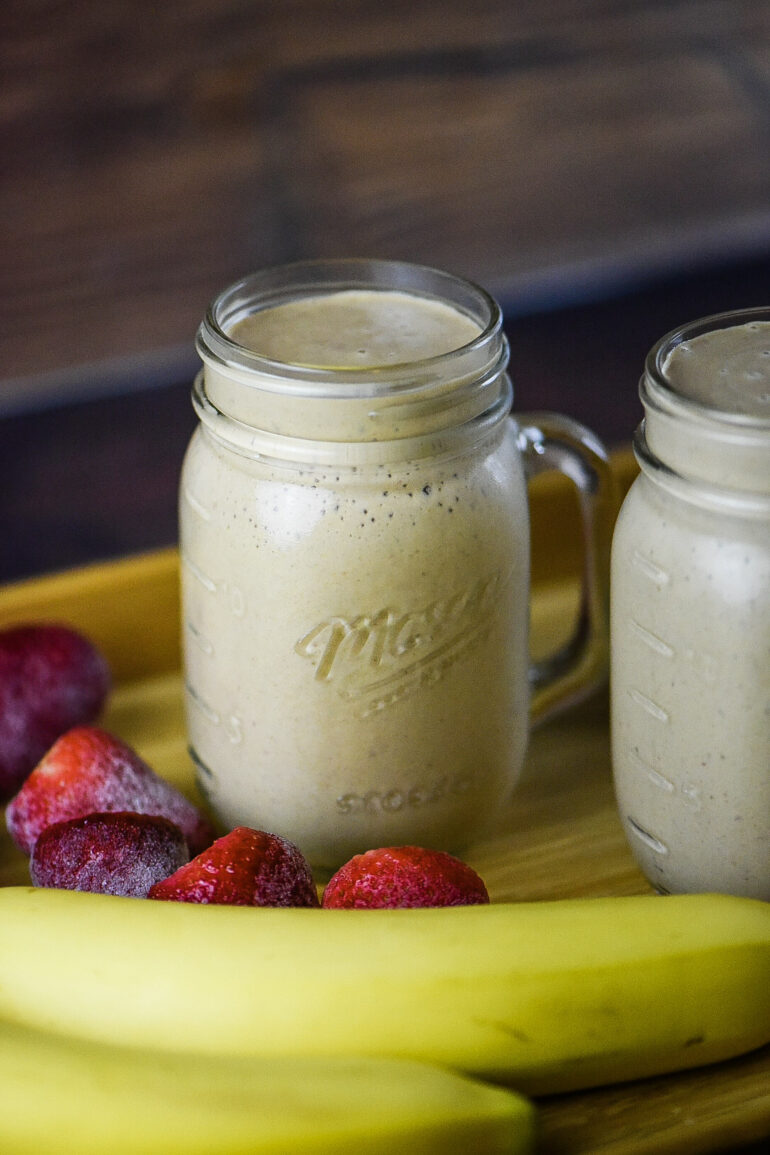 Chocolate Strawberry Power Smoothie