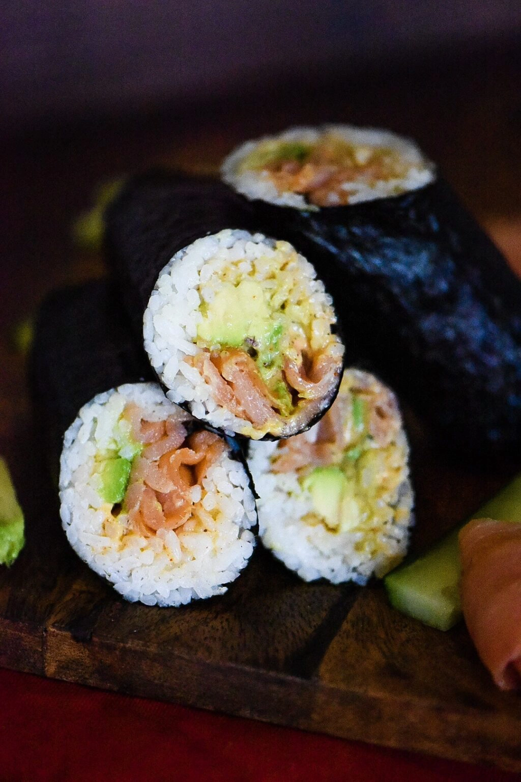 Smoked Salmon Sushi Burrito