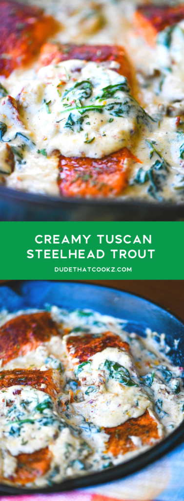 Creamy Tuscan Steelhead Trout