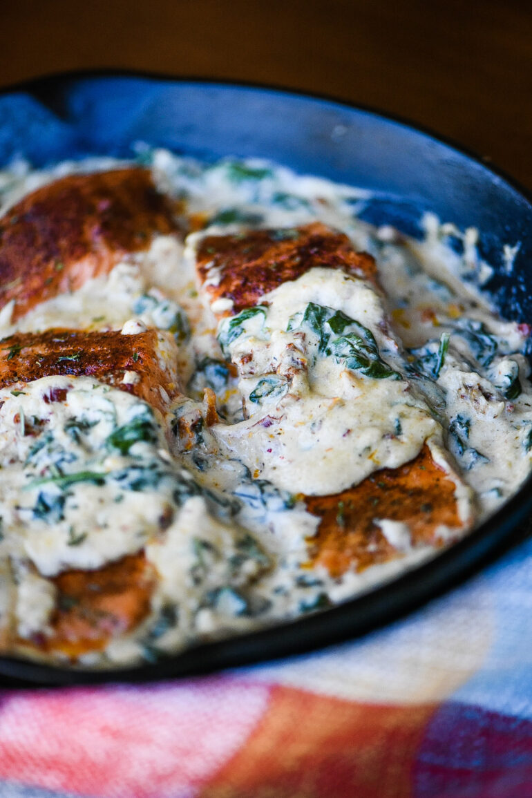 Creamy Tuscan Steelhead Trout