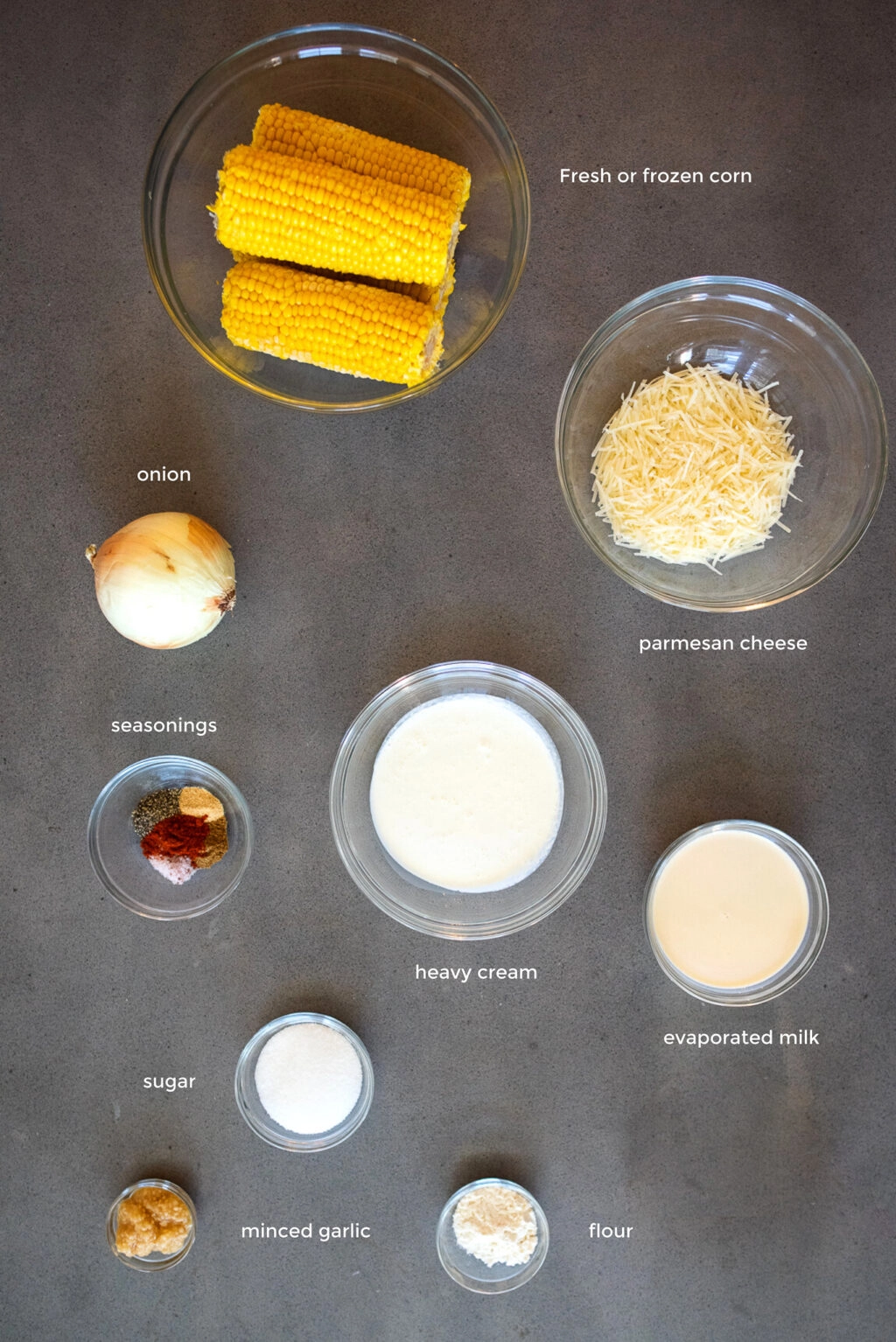 creamed corn ingredients