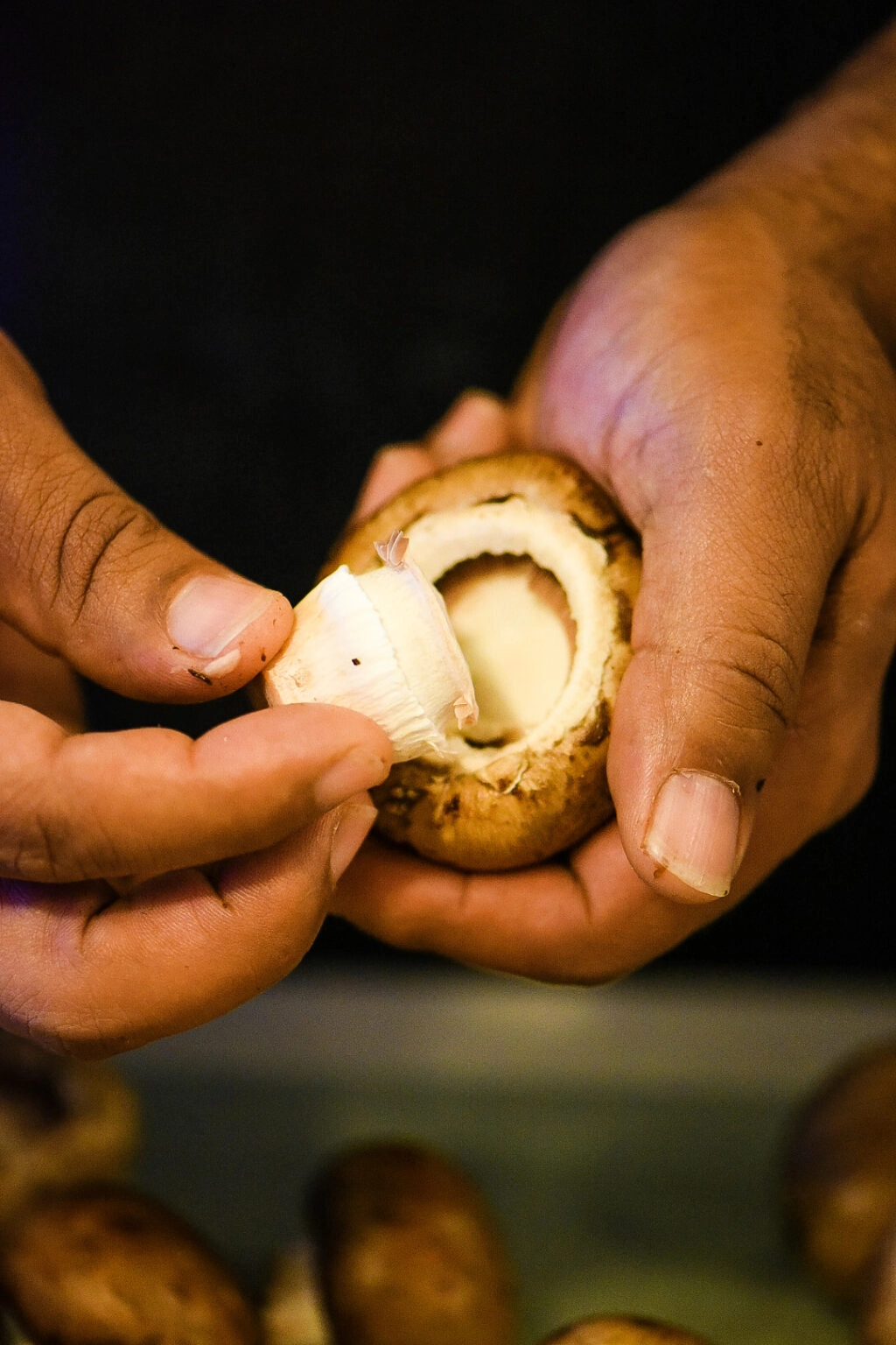 Parmesan Stuffed Mushrooms