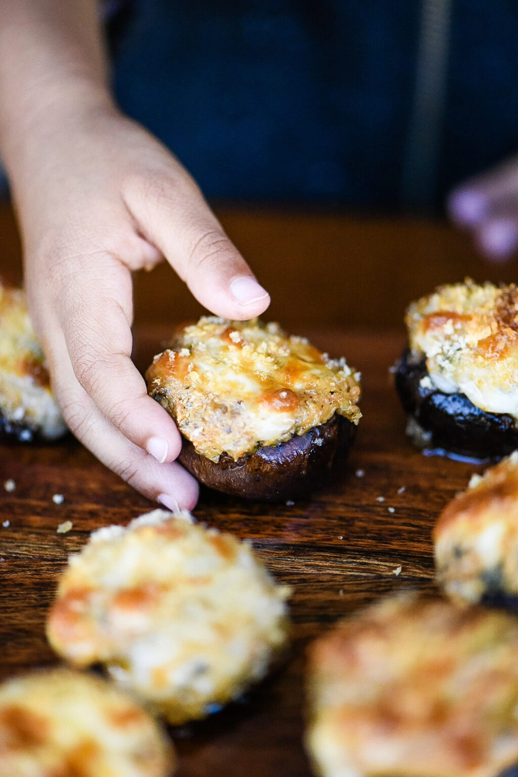 Parmesan Stuffed Mushrooms