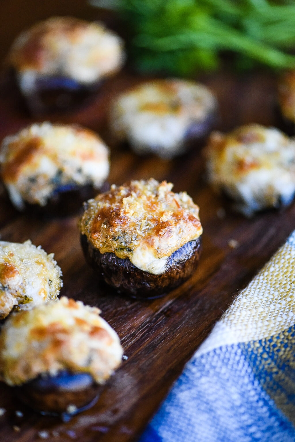 Parmesan Stuffed Mushrooms