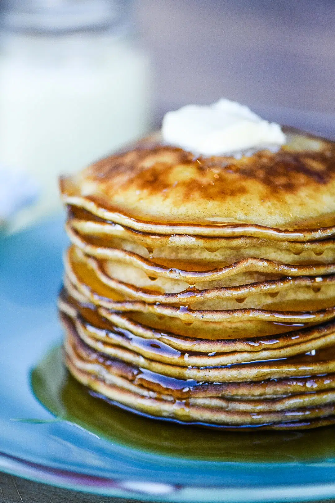 Easy Eggnog Pancakes