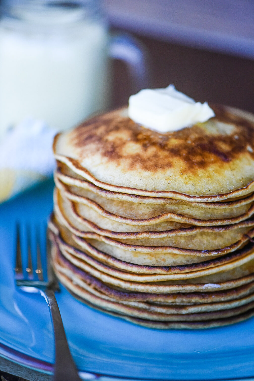Easy Eggnog Pancakes