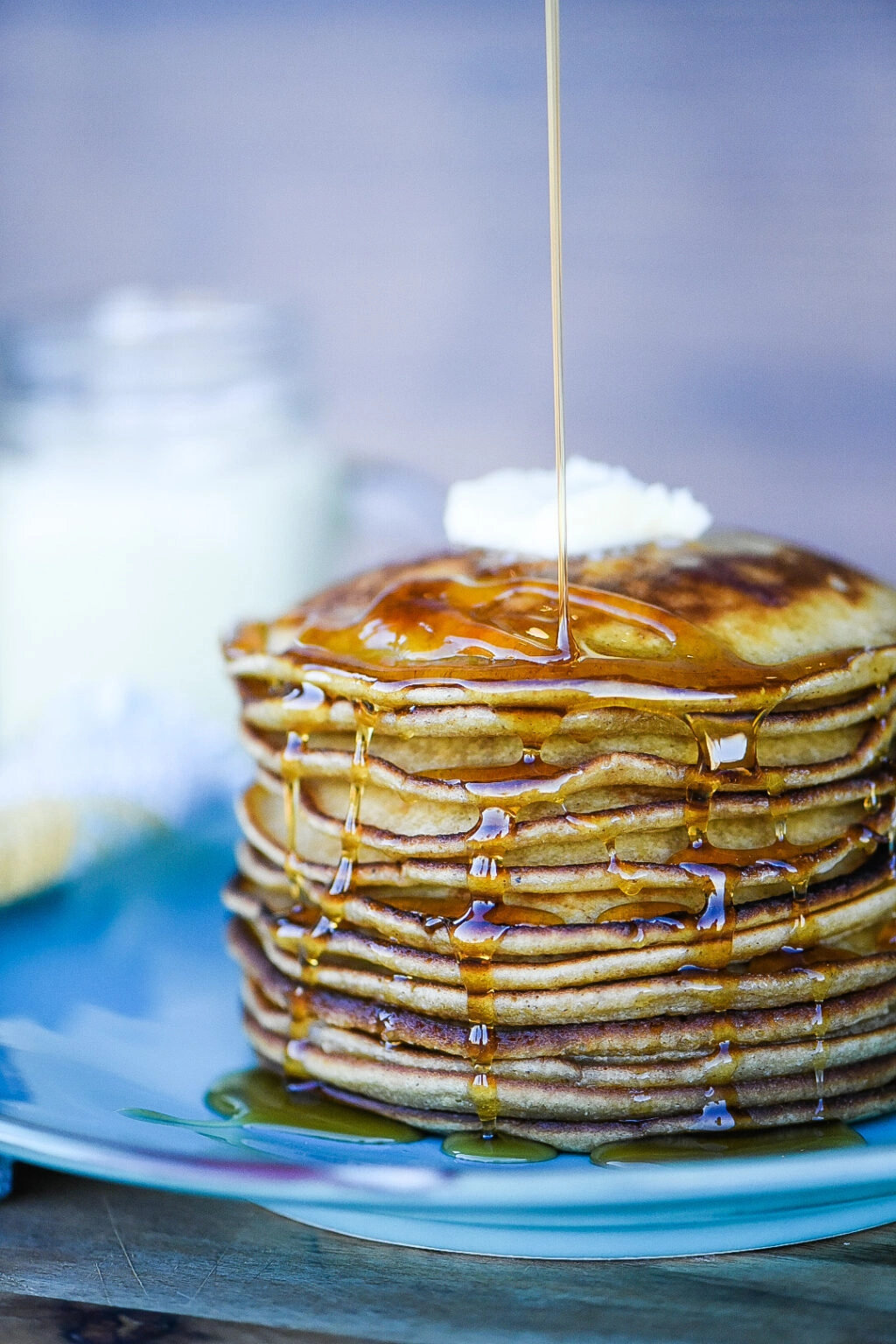 Easy Eggnog Pancakes