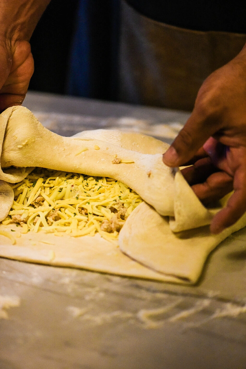 Chicken Gouda Stromboli