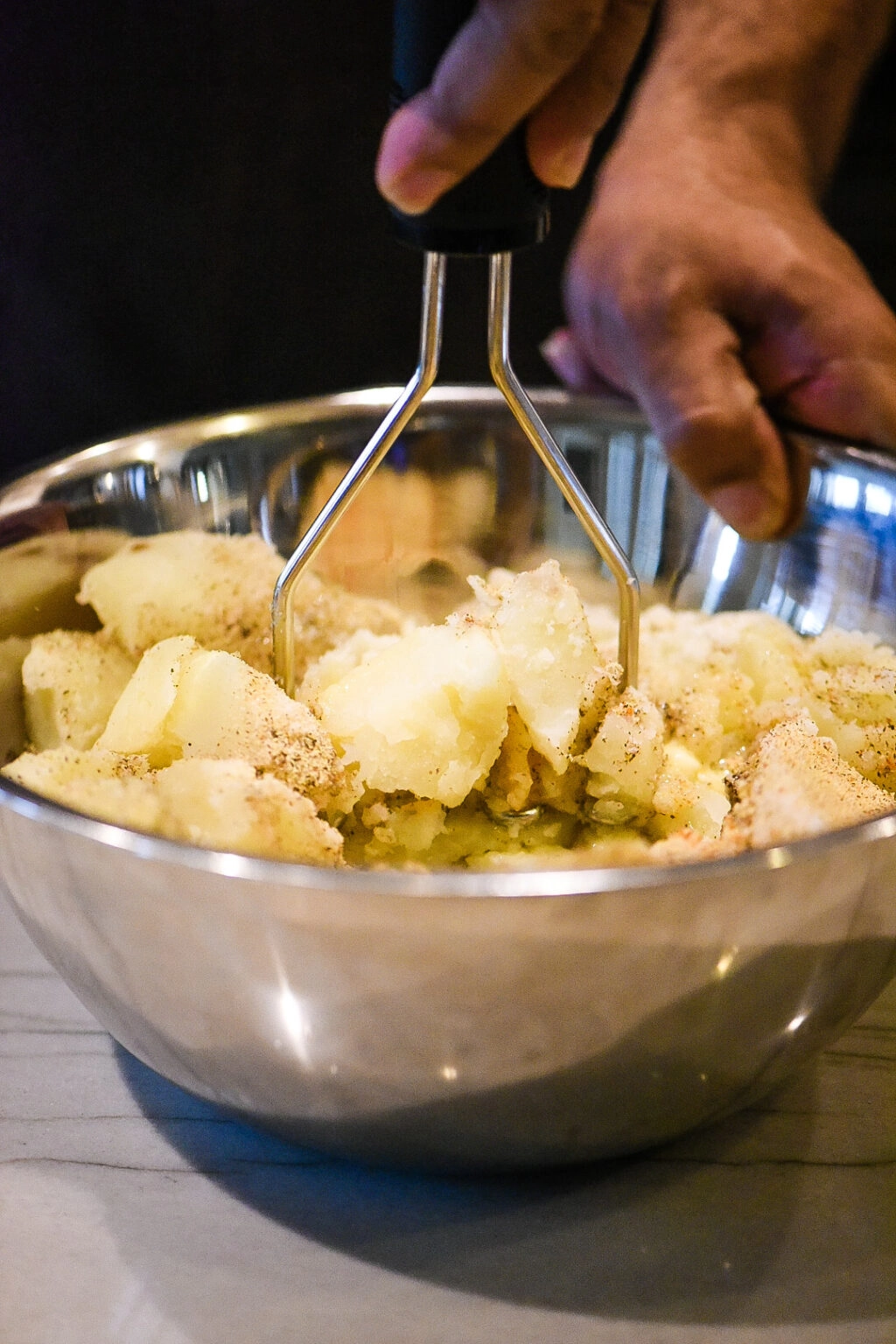 Creamy Cheddar Mashed Potatoes