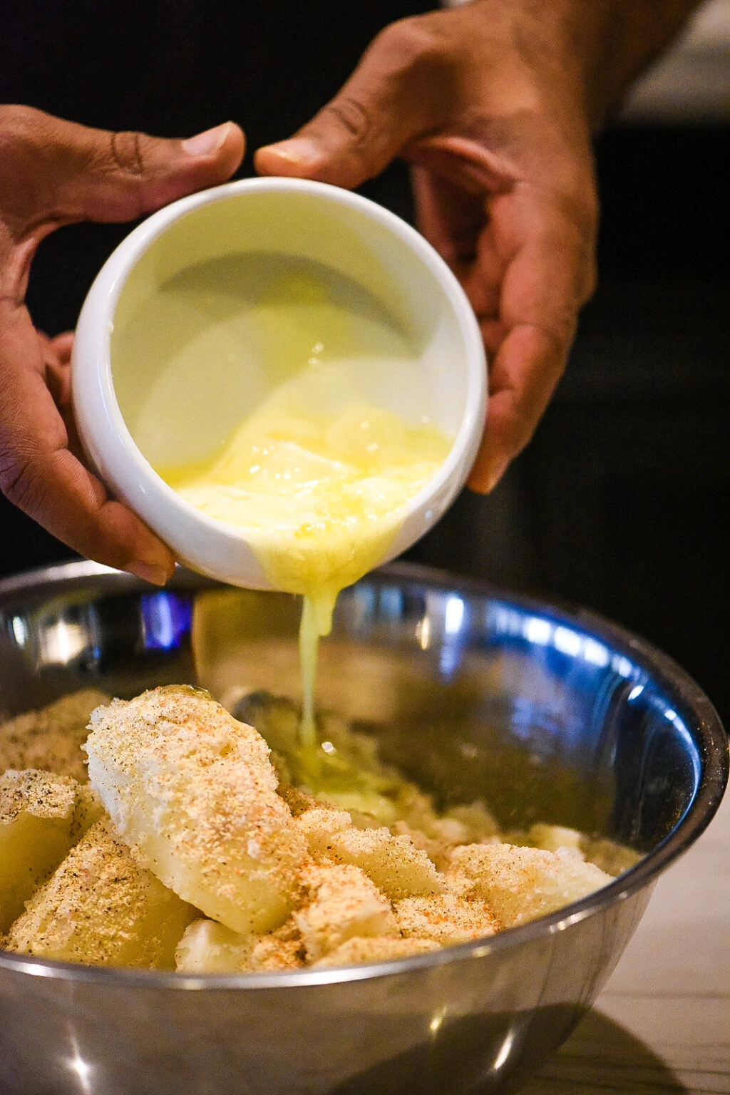 Creamy Cheddar Mashed Potatoes