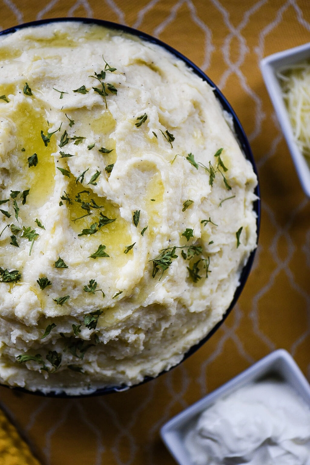 Creamy Cheddar Mashed Potatoes